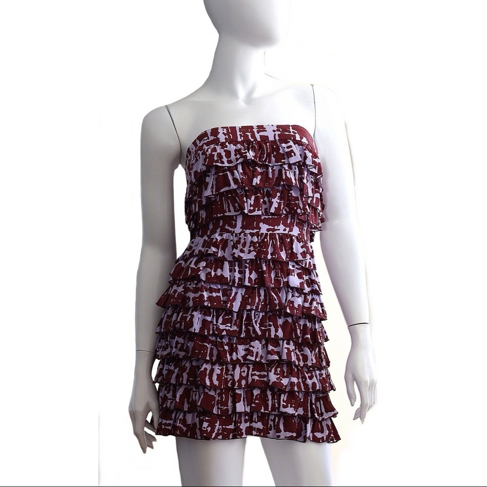 Hunter Dixon Wedgeworth Dress NWT 6 Maroon Purple